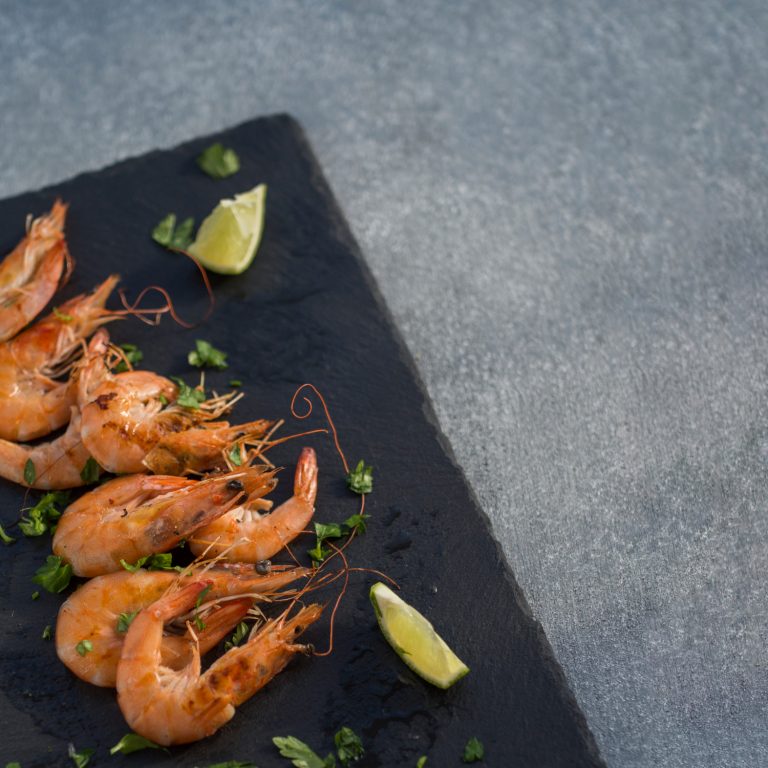 Spiced Rum-Glazed Shrimp