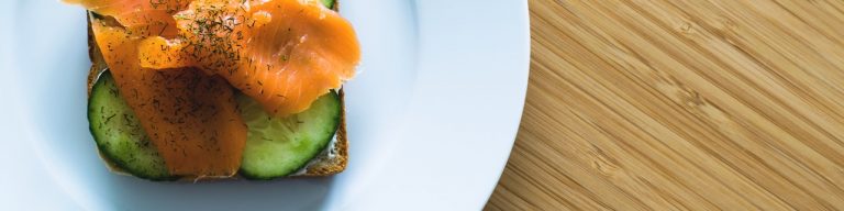 Cucumber-Salmon Panzanella