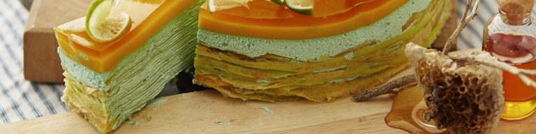 Coconut-Lemon Crepe Cake