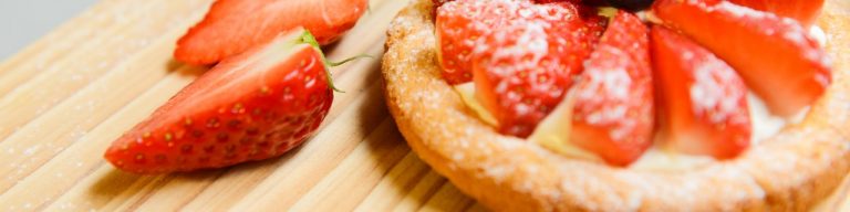 Cornmeal-Almond Cake with Strawberries and Mascarpone