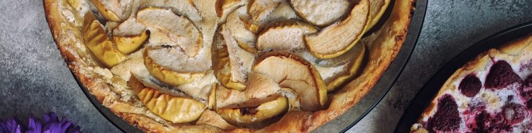 Apple and butterscotch pie