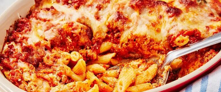 Baked Mostaccioli