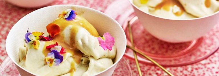 Banana, coconut & rosemary nice-cream
