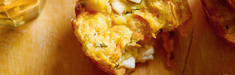 Savoury Carrot and Feta Muffins