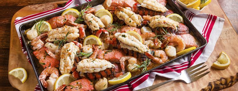 One Pan Party Seafood Bake