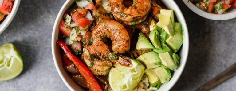SHRIMP FAJITA BOWLS