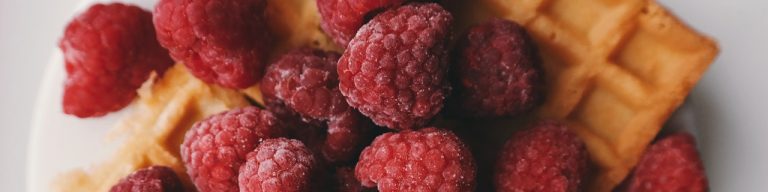 Blackberry Lemon Waffles