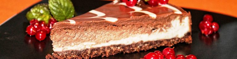 Raw Double Chocolate Cherry Cheesecake