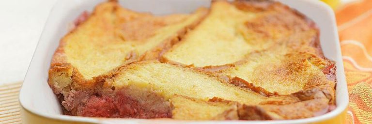 Breakfast Fruit Bread Pudding