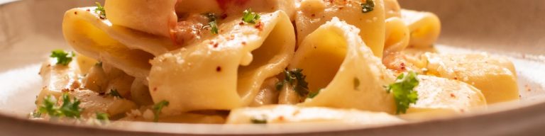 Creamy garlic butter pasta