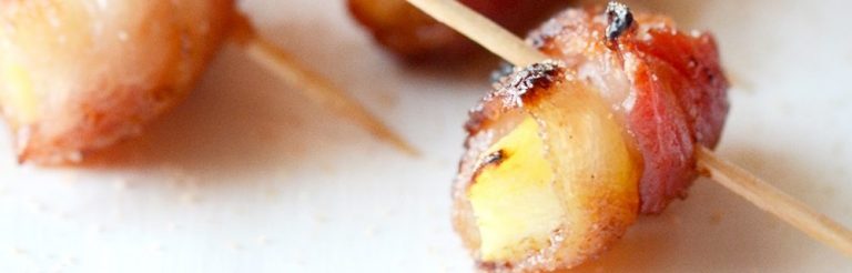 APPLE CINNAMON BACON BITES