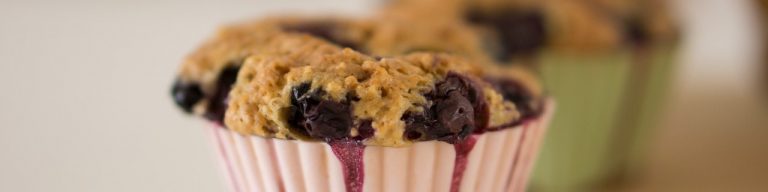 Strawberry Oat Muffins