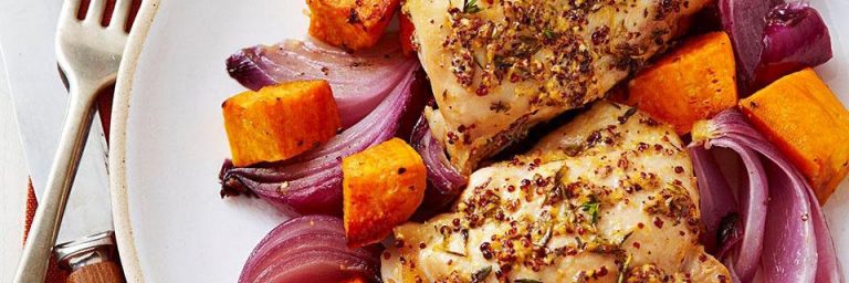 Roast Chicken & Sweet Potatoes