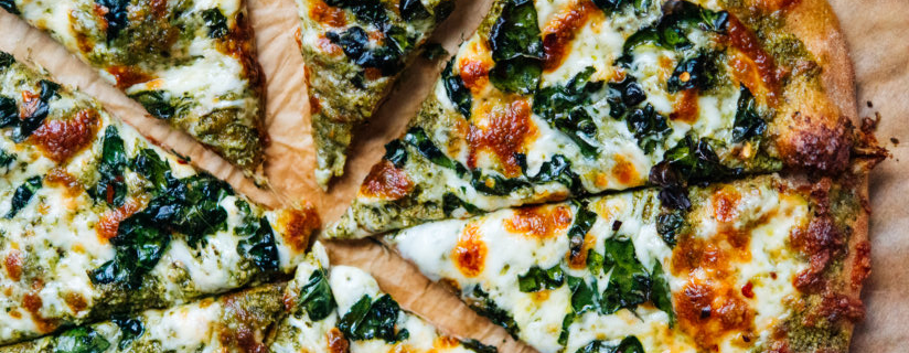 Kale Pesto Pizza