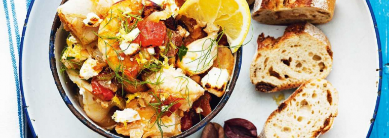 Baked Greek Seafood
