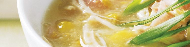 Chicken and sweet corn soup