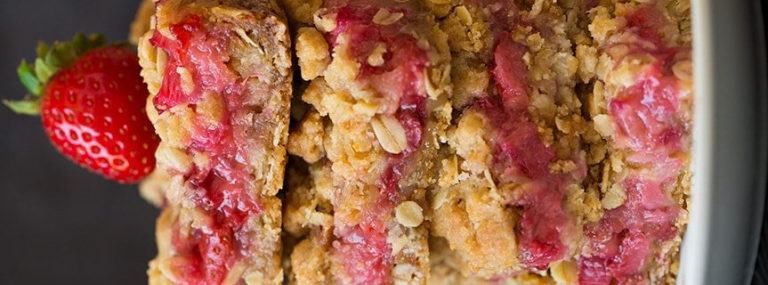 Strawberry Rhubarb Bars