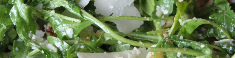 Arugula Salad with Parmesan and Walnuts