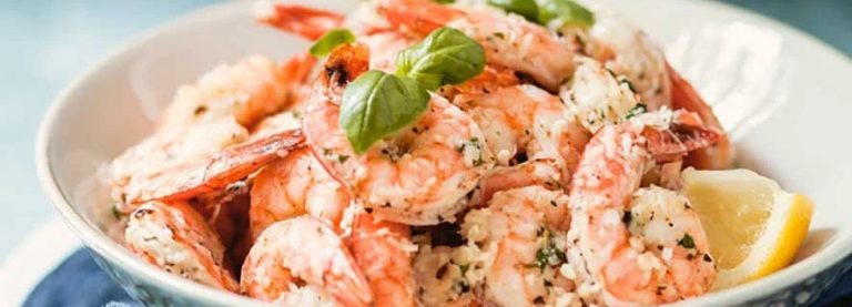 8-Minute Garlic and Parmesan Pan-Fried Shrimp