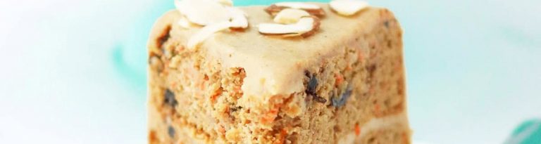 Healthy Carrot Cake with Maple Cinnamon Frosting