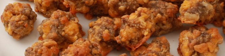 Sausage-Cheddar Balls