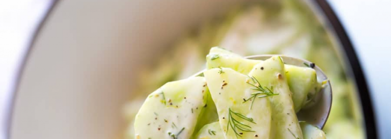 Creamy Cucumber Salad