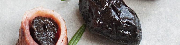 Bacon and date appetizer