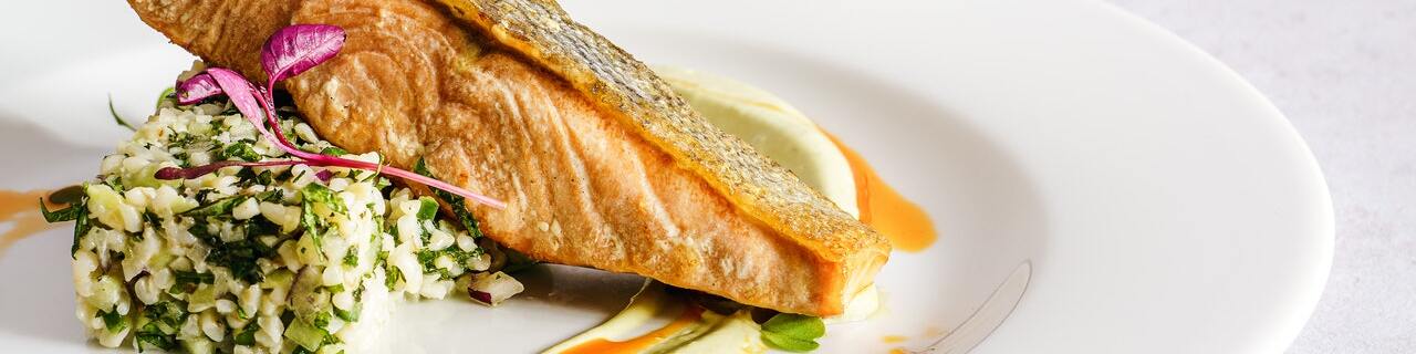 Salmon with Honey Pecan Sauce