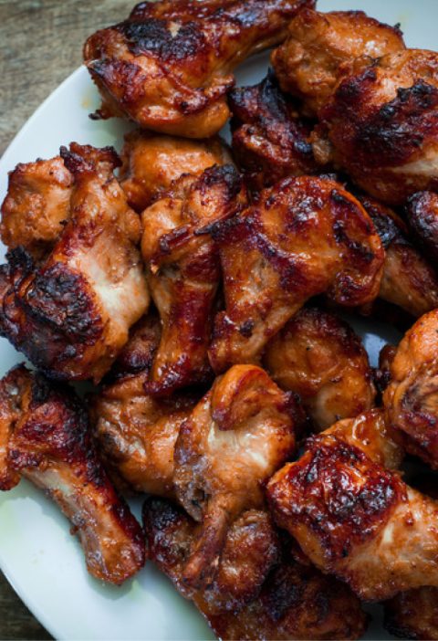 Sweet And Spicy Raspberry Chicken Wings