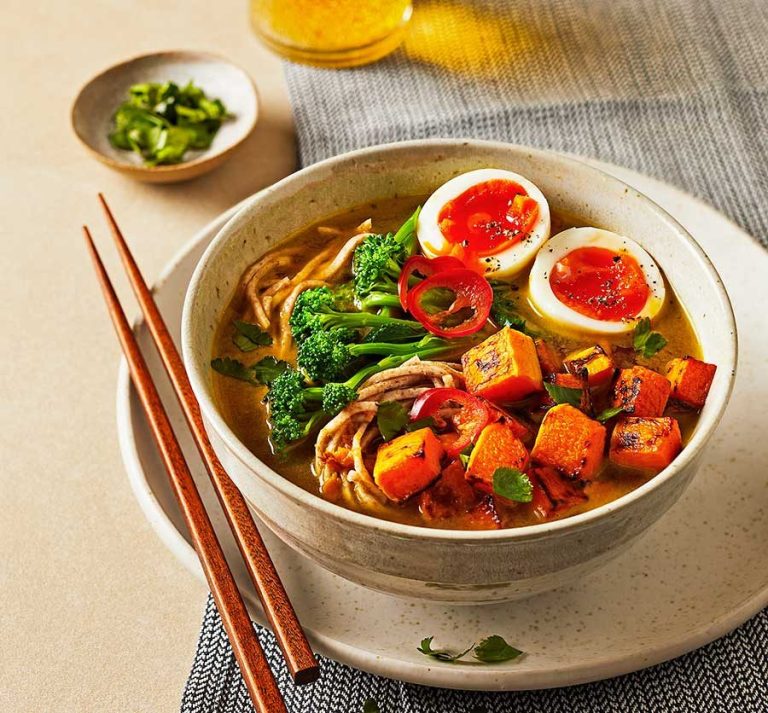 Miso & butternut squash ramen