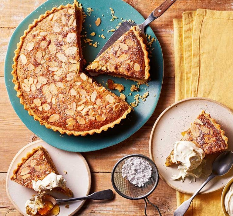 Marmalade & earl grey frangipane tart