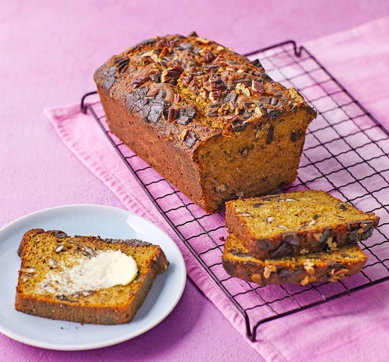 Chocolate chip & pecan butternut bread