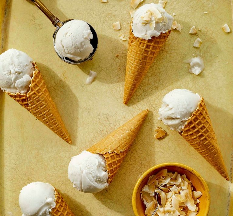 Coconut ice cream