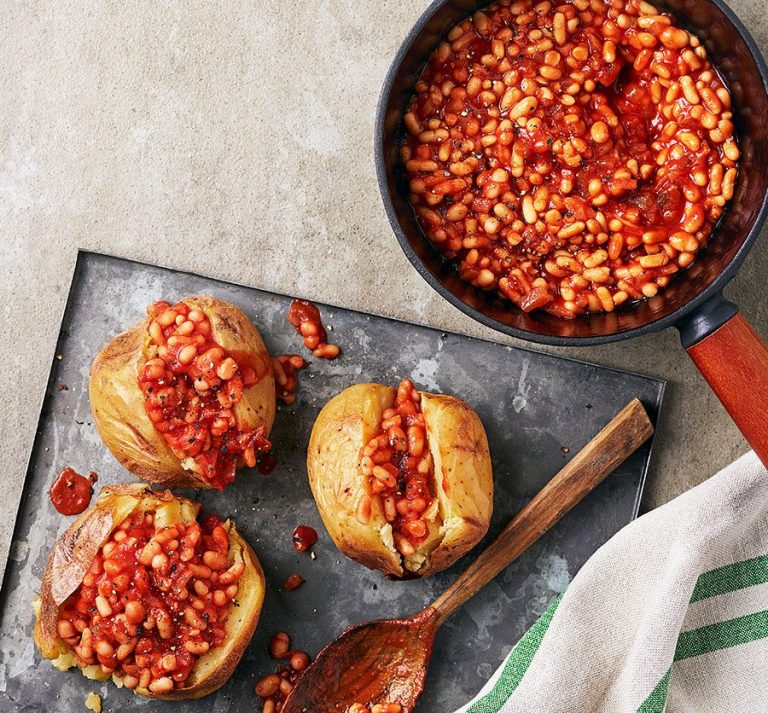 Healthy baked beans