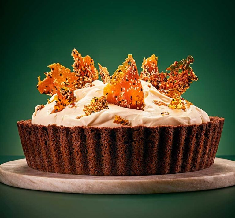 Tahini Mississippi mud pie