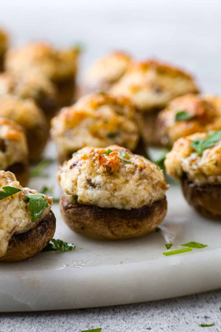 Sausage Stuffed Mushrooms