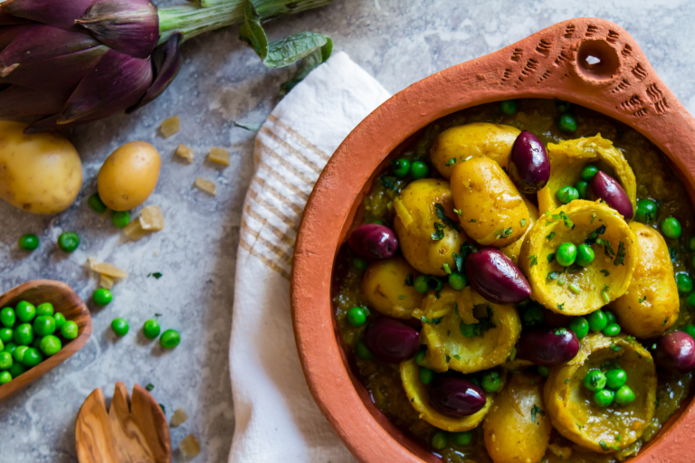 Moroccan Potato And Artichoke Tagine