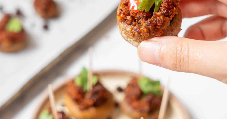 Chorizo-Stuffed Mushrooms