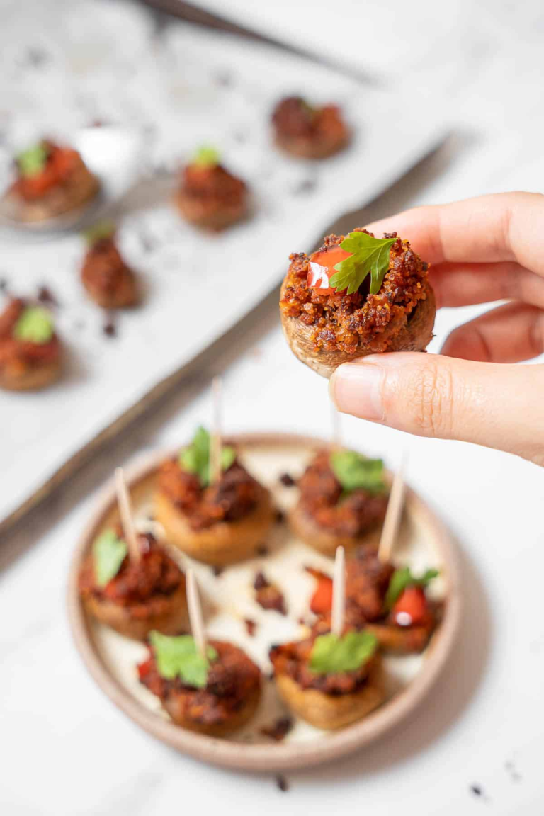 Chorizo-Stuffed Mushrooms