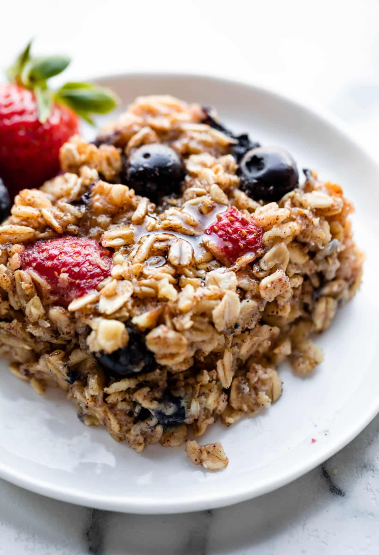 Baked Oatmeal Cake
