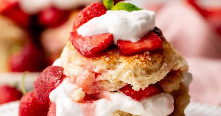 Homemade Strawberry Shortcake