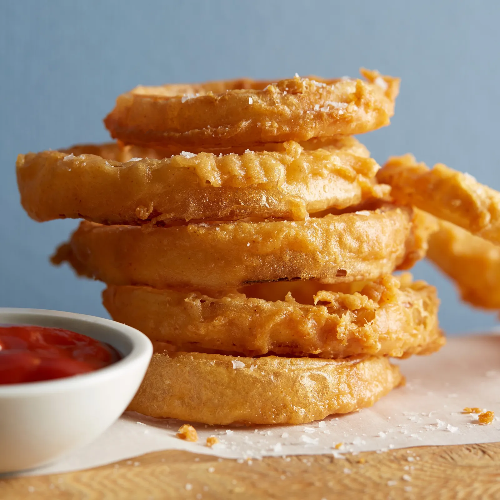 Beer-Battered Onion Rings