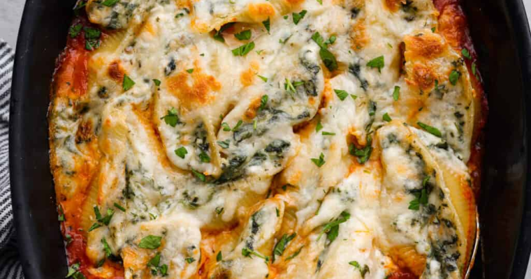 Spinach Stuffed Shells