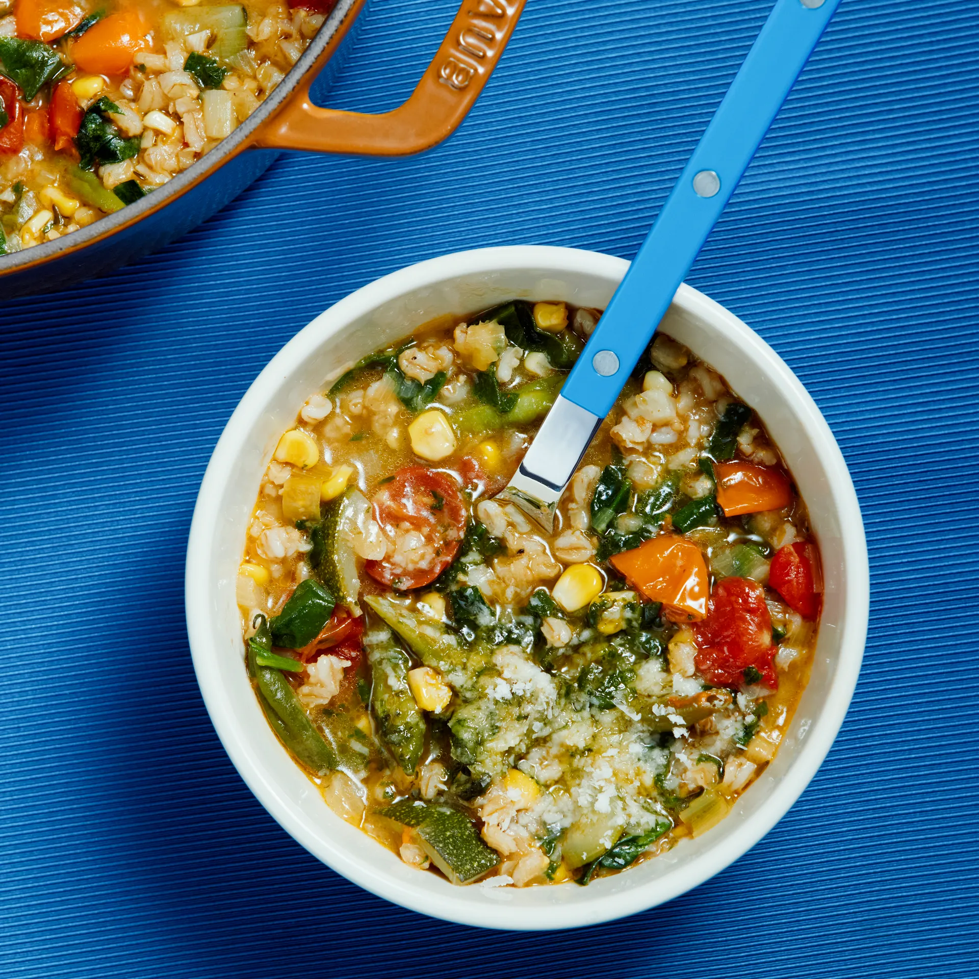 Summer Vegetable Soup With Pistou