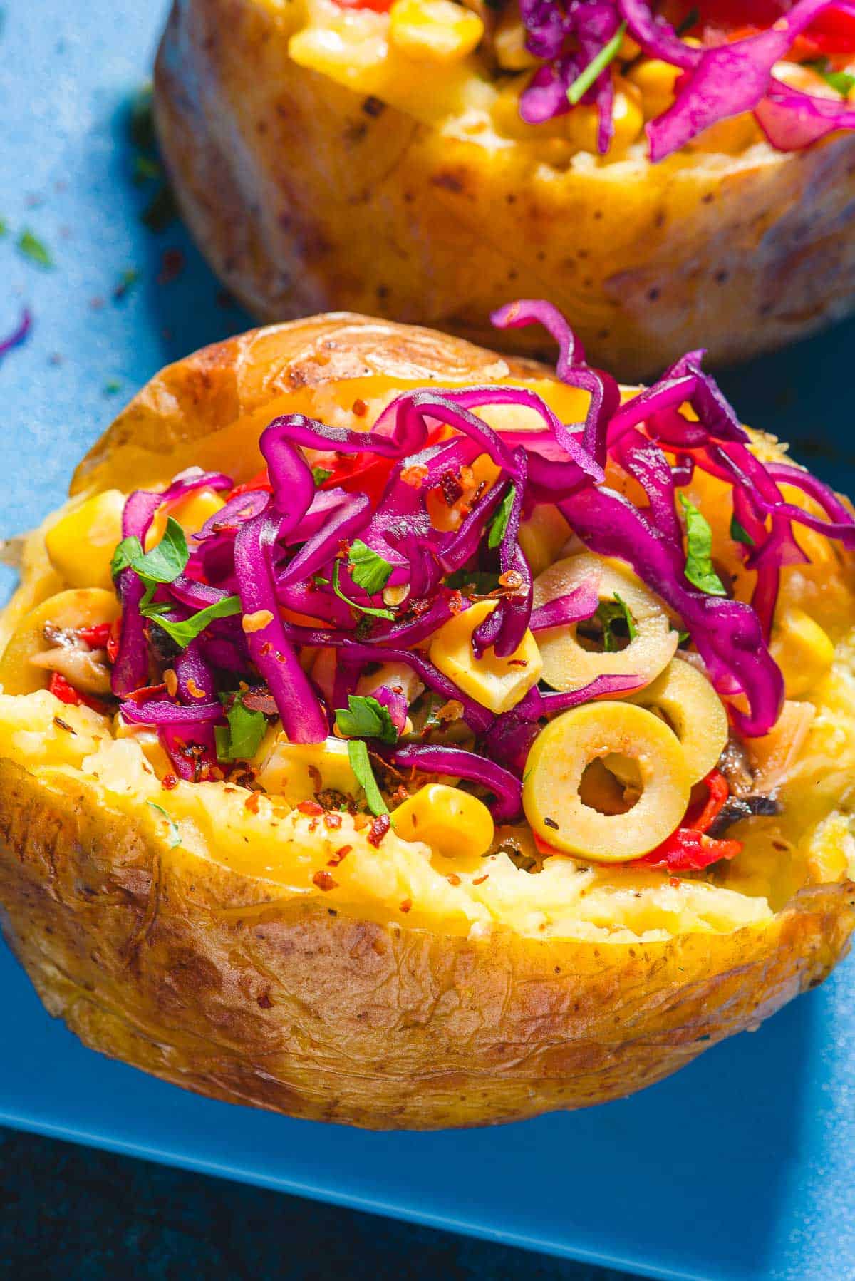 Kumpir (Turkish Baked Potatoes)