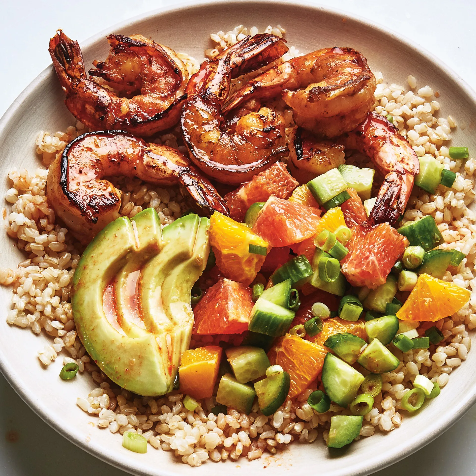 Citrus Shrimp Rice Bowls