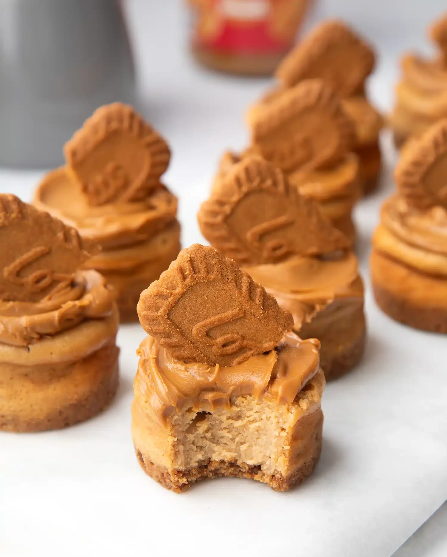 Mini Biscoff Cheesecakes