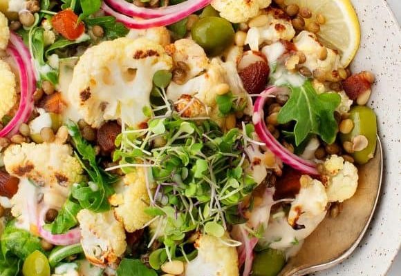 Roasted Cauliflower Salad