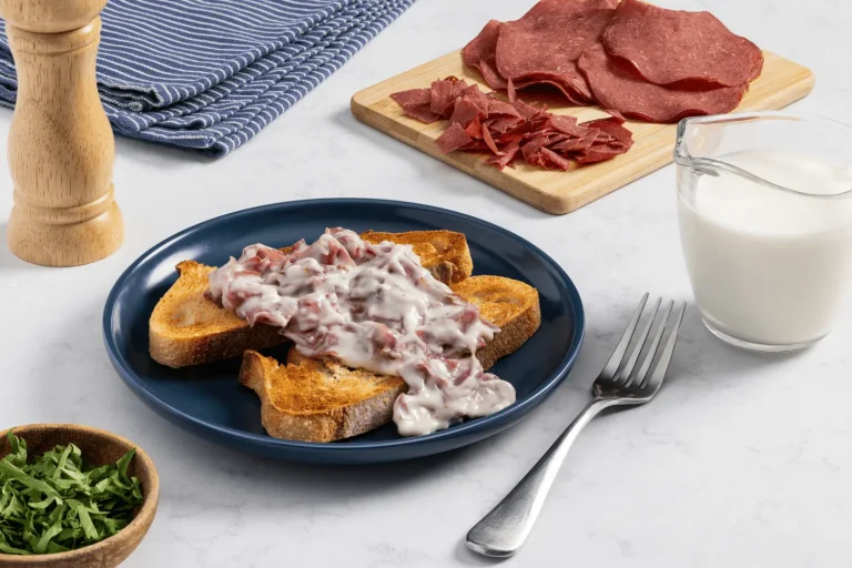 Creamed Chipped Beef on Toast