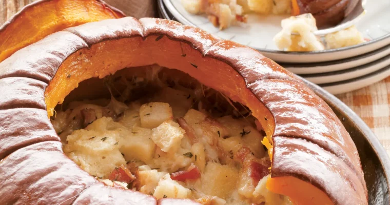Pumpkin Stuffed with Everything Good